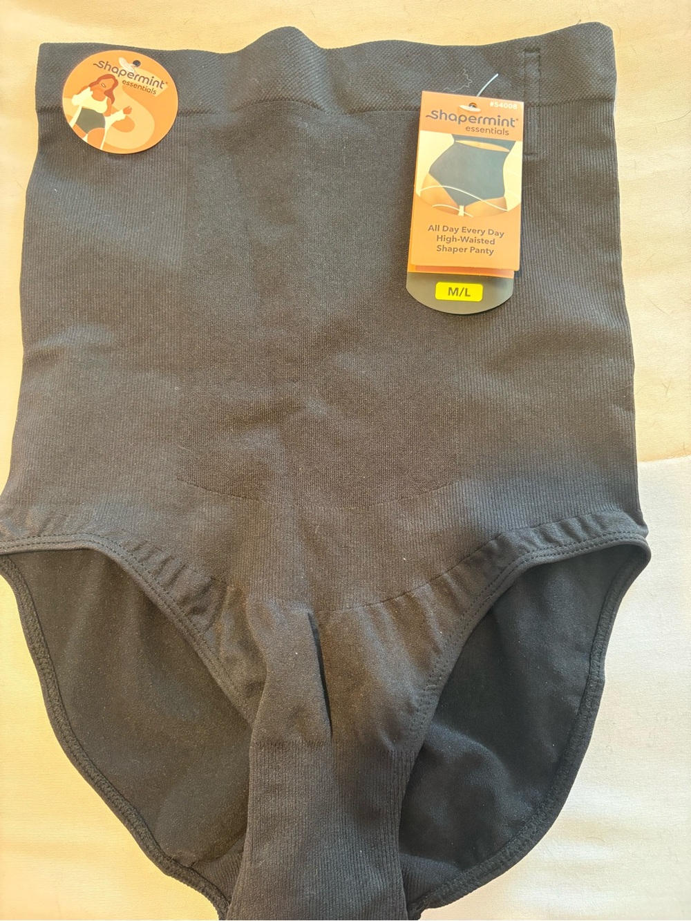 Shapermint Black High-Waisted Shaper Brief